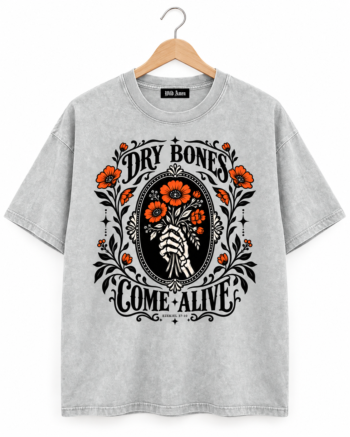 DRY BONES COME ALIVE | Ezekiel 37 | Vintage Washed Graphic Tee