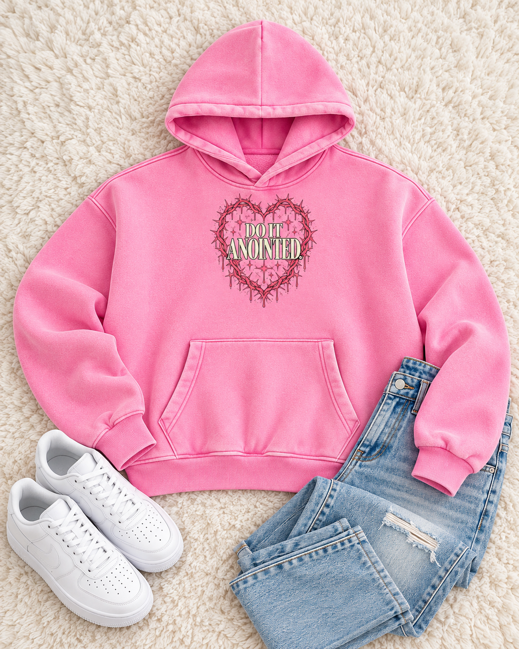 DO IT ANOINTED | Vintage Wash Fleece Hoodie