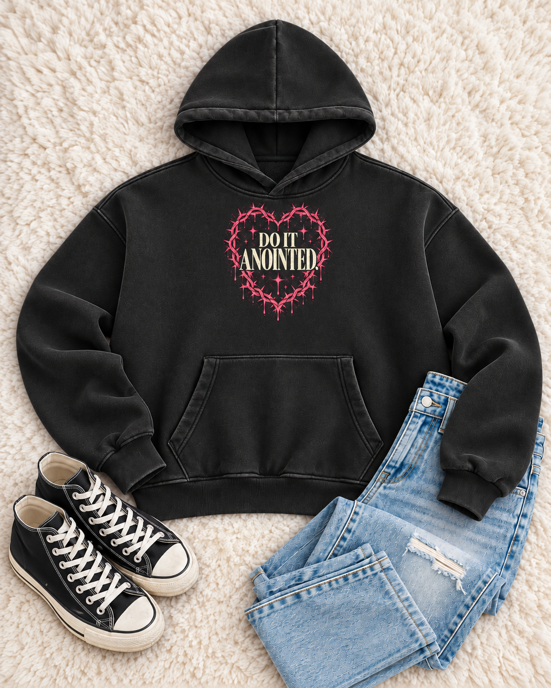 DO IT ANOINTED | Vintage Wash Fleece Hoodie