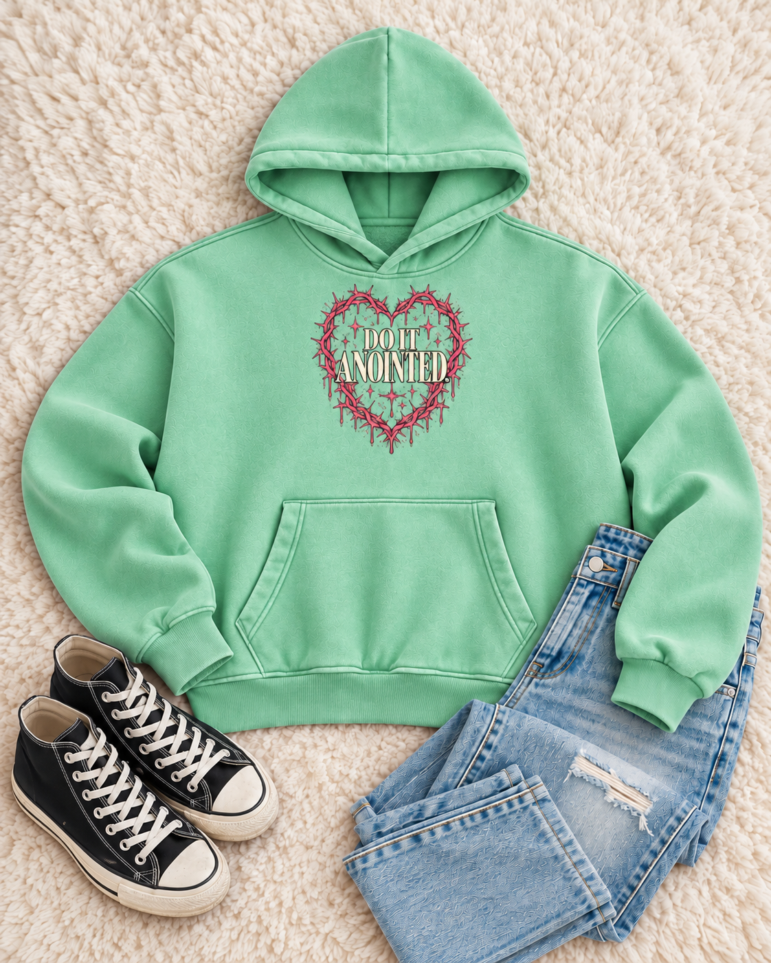 DO IT ANOINTED | Vintage Wash Fleece Hoodie