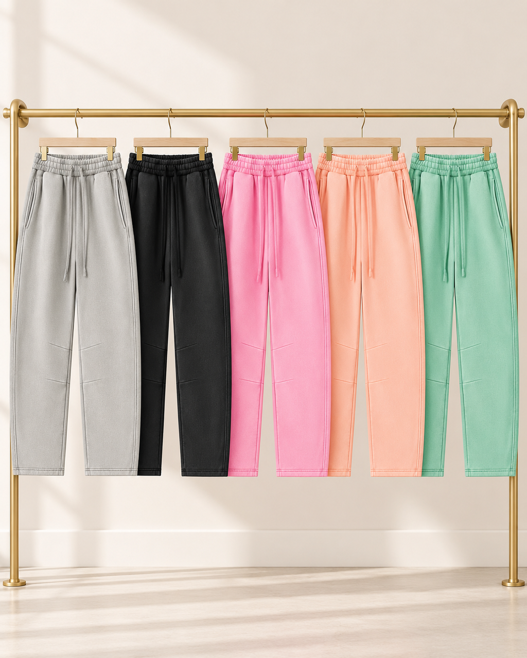 Matching Vintage Wash Fleece Barrel Sweatpants (SWEATPANTS ONLY)