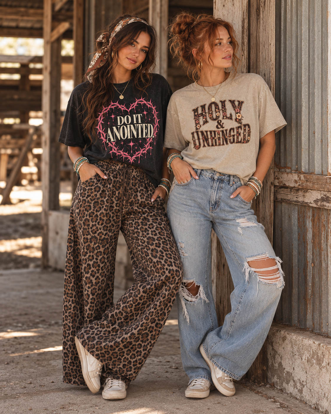 HOLY & UNHINGED | Vintage Washed Graphic Tee
